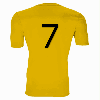 Acerbis Mida Short Sleeve Yellow Home Shirt - (U8's) - Image 2