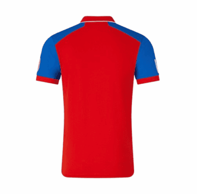 ECB Junior 26/27 T20 Short Sleeve Shirt - Red - Image 2